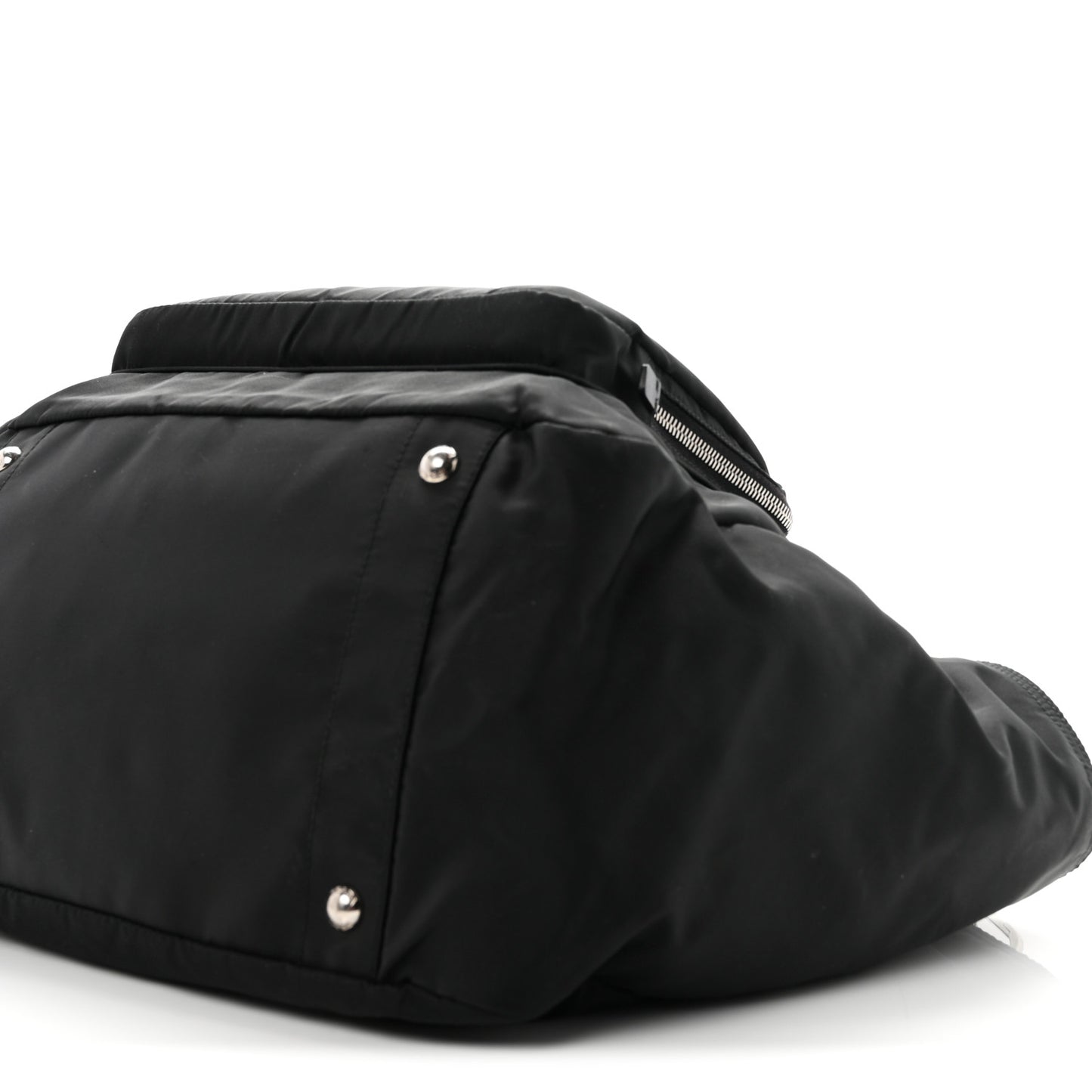Tessuto Nylon Vela Diaper Bag Black
