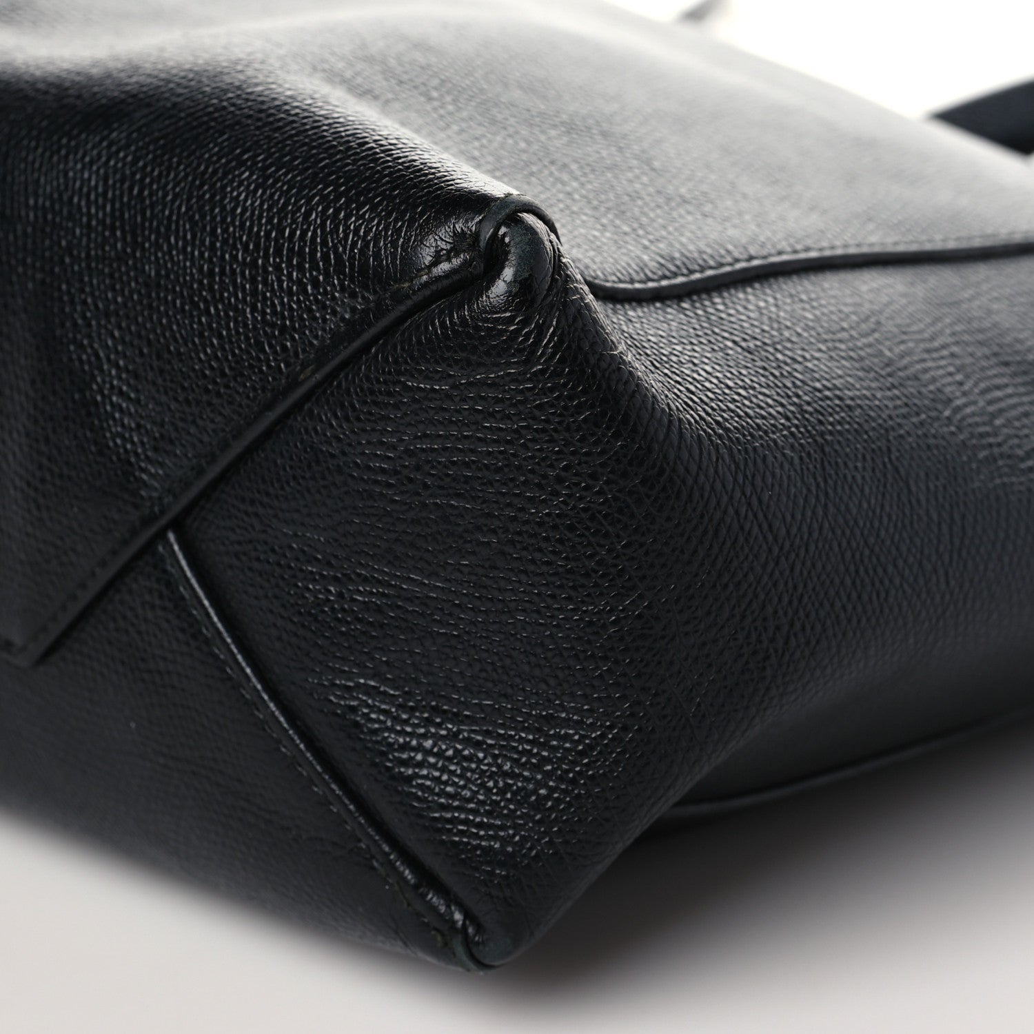 Celine Grained Calfskin Small Vertical Cabas Black 8 of 11