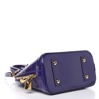 Louis Vuitton Vernis Alma BB Blueberry 5 of 10