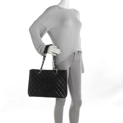 Chanel Caviar Quilted Grand Shopping Tote GST Black 2 of 7