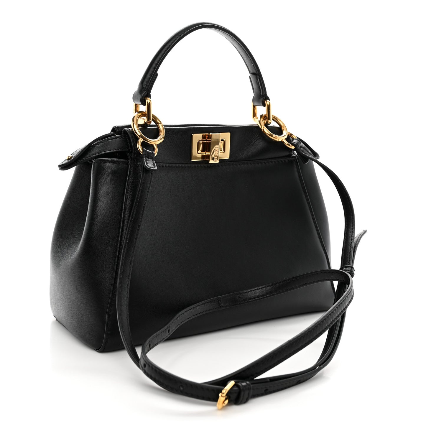 Nappa Mini Peekaboo Iconic Satchel Black