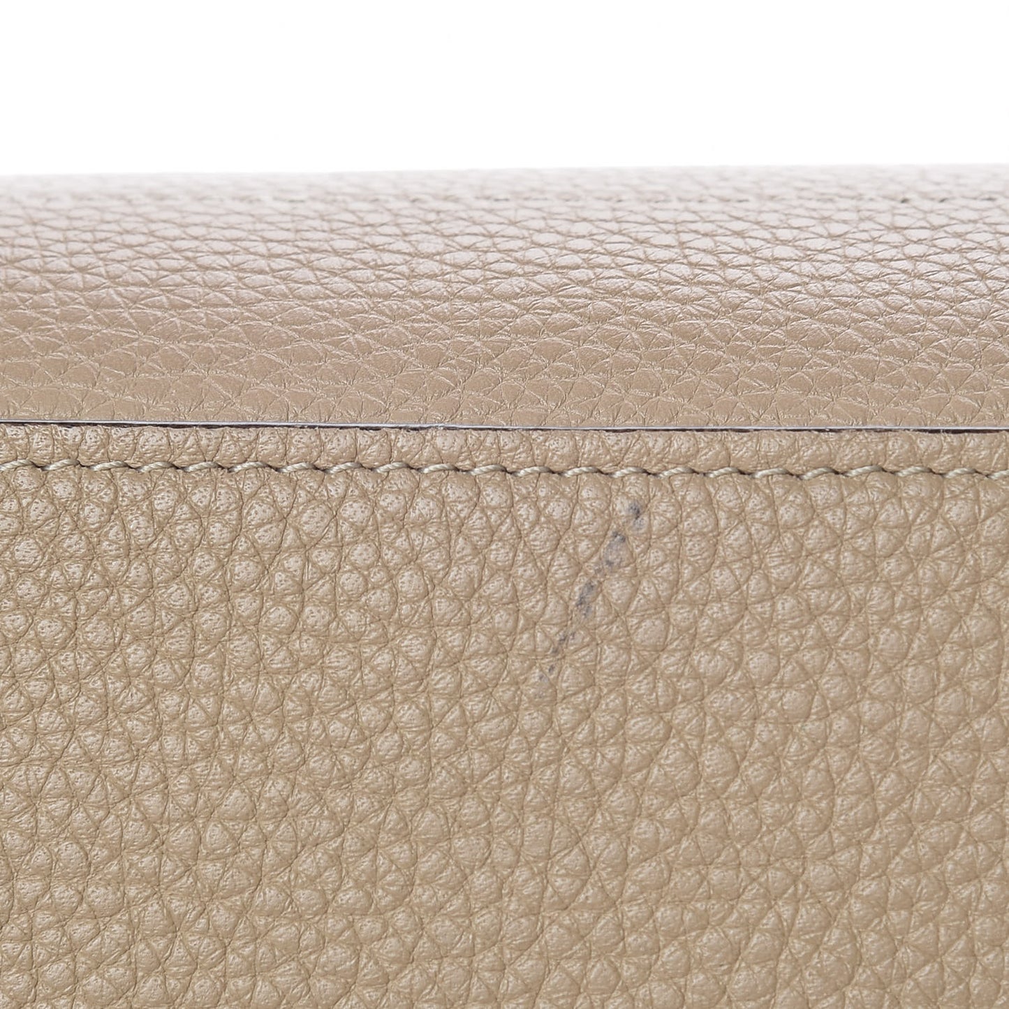 Drummed Calfskin Micro Luggage Dune