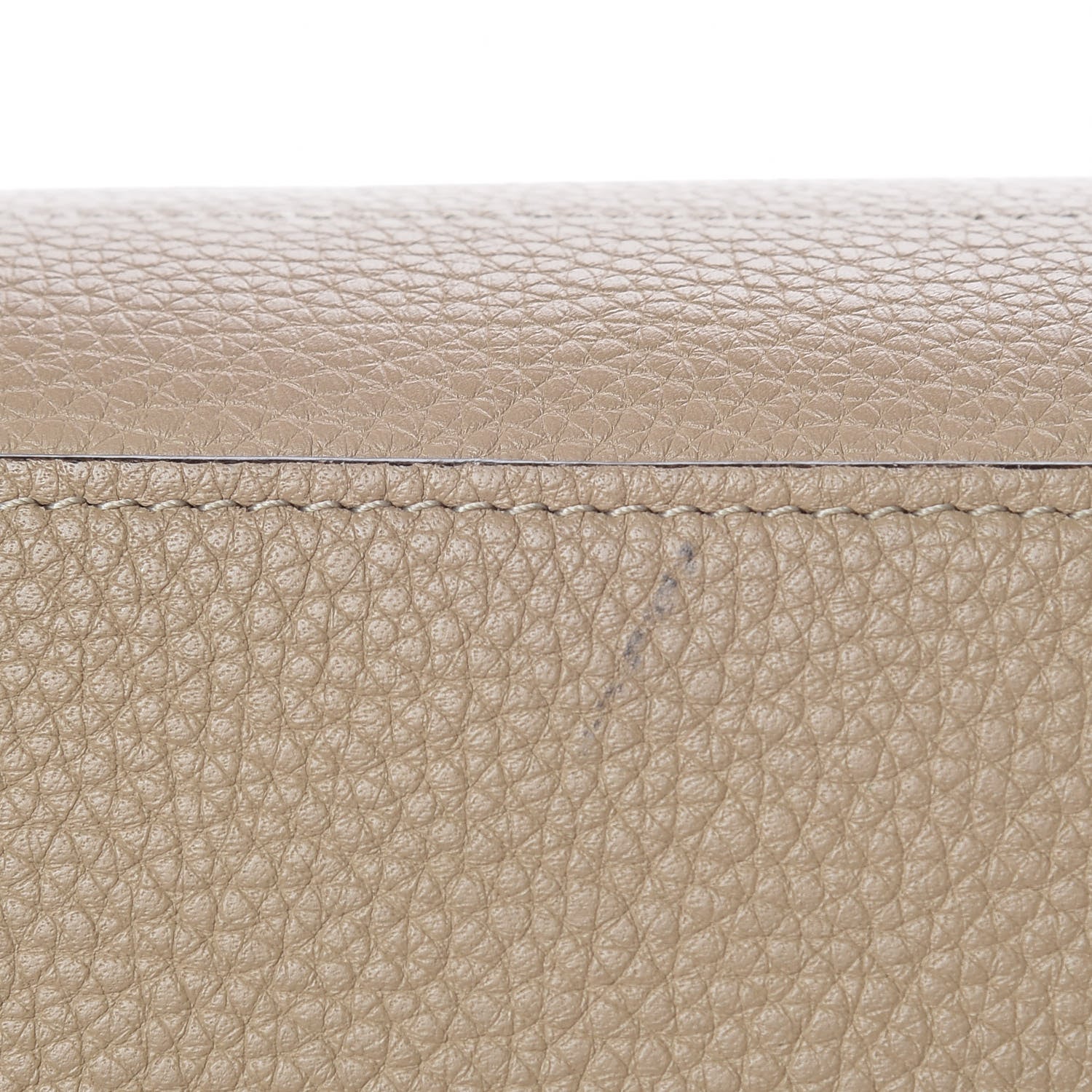 Celine Drummed Calfskin Micro Luggage Dune 11 of 12