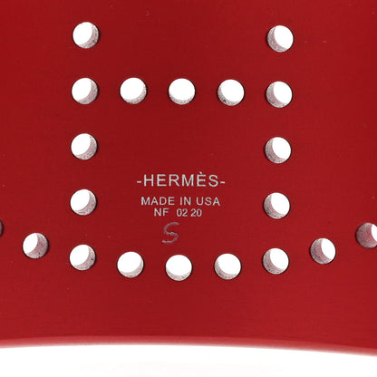 Hermes Aluminium Evelyne Sunset Cuff Bracelet T1 Rouge H 4 of 4