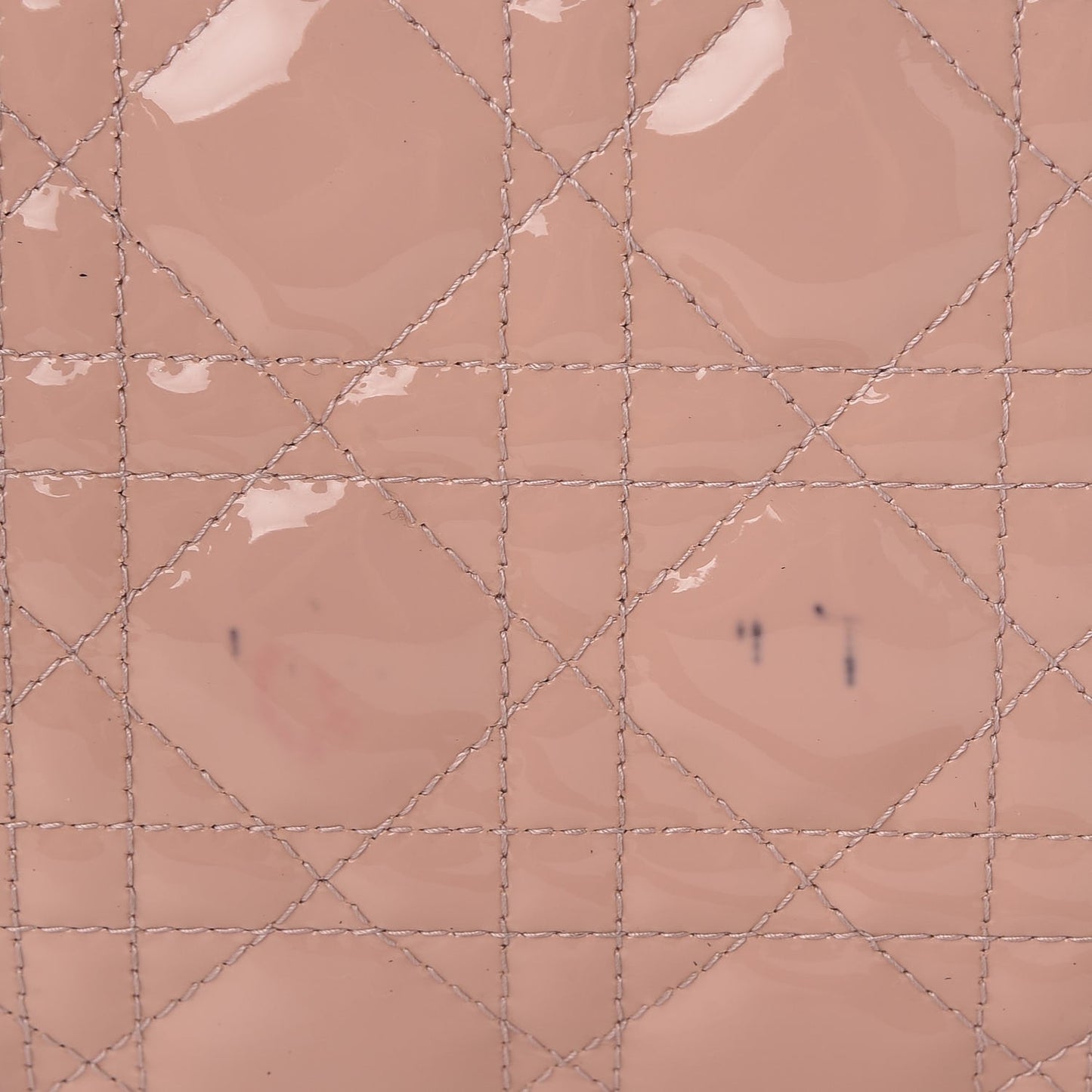 Patent Cannage Large Lady Dior Light Pink