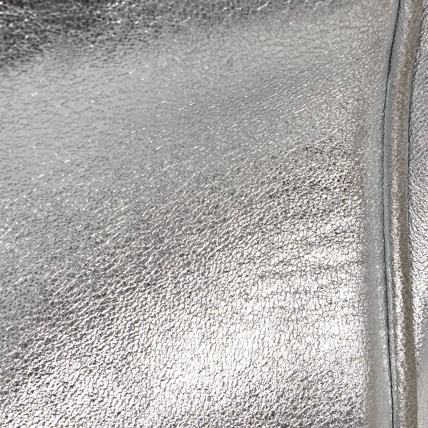Saint Laurent Metallic Calfskin Classic Toy Duffle Silver 13 of 14