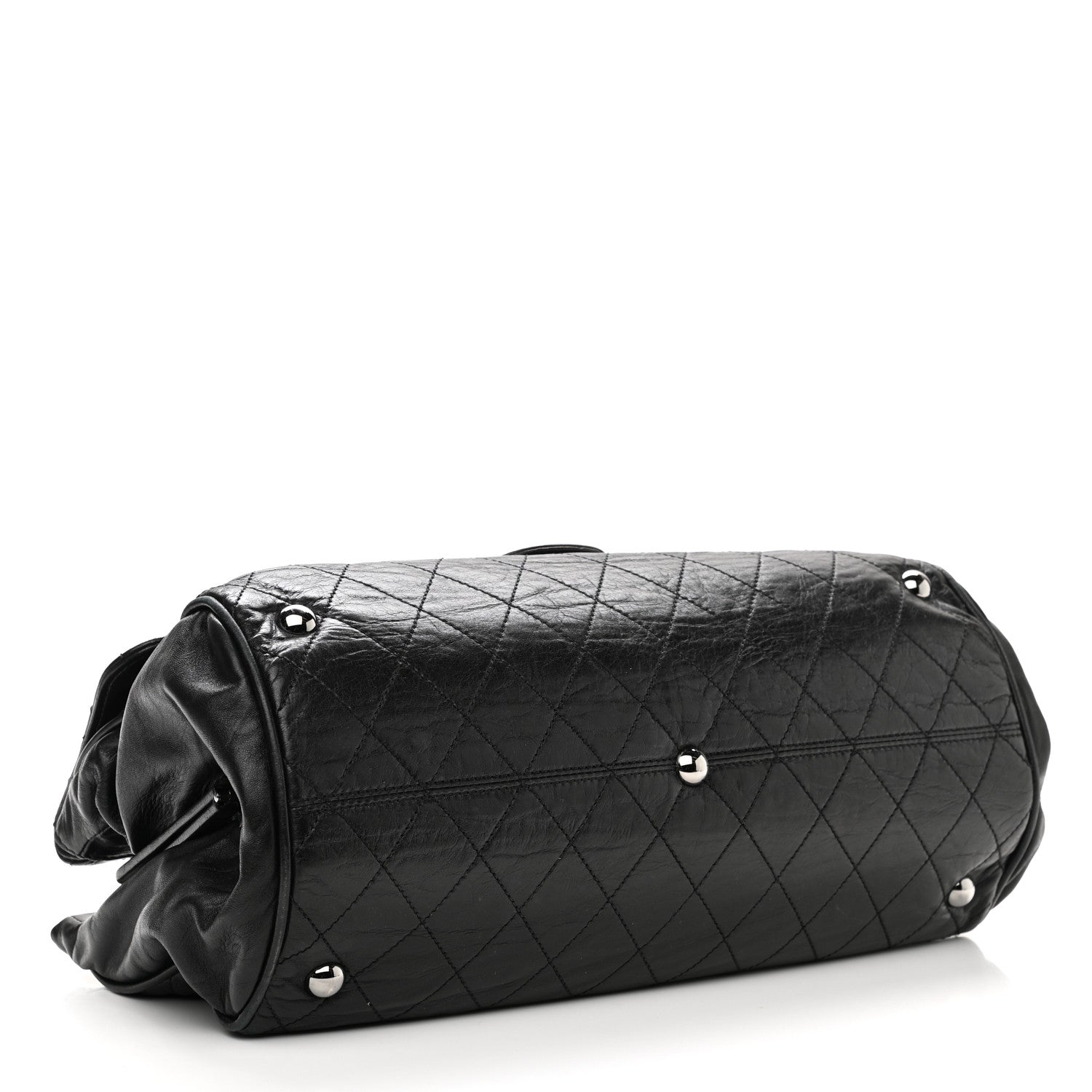 Chanel Lambskin Quilted Ritz Flap Bag Black 4 of 12