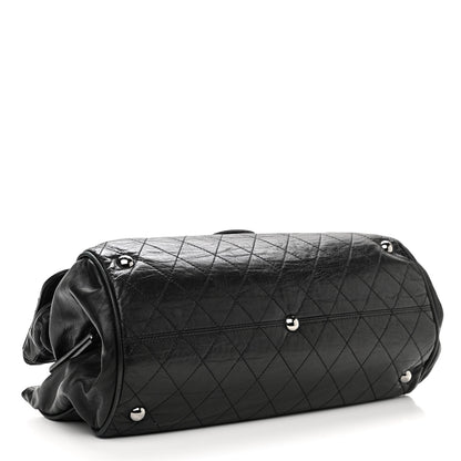 Chanel Lambskin Quilted Ritz Flap Bag Black 4 of 12