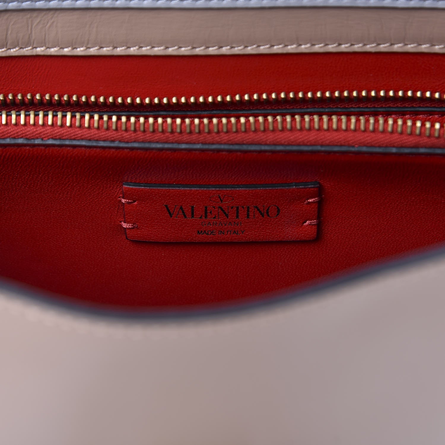 Valentino Garavani Smooth Calfskin VSling Hobo Bag Camel Rose 7 of 8