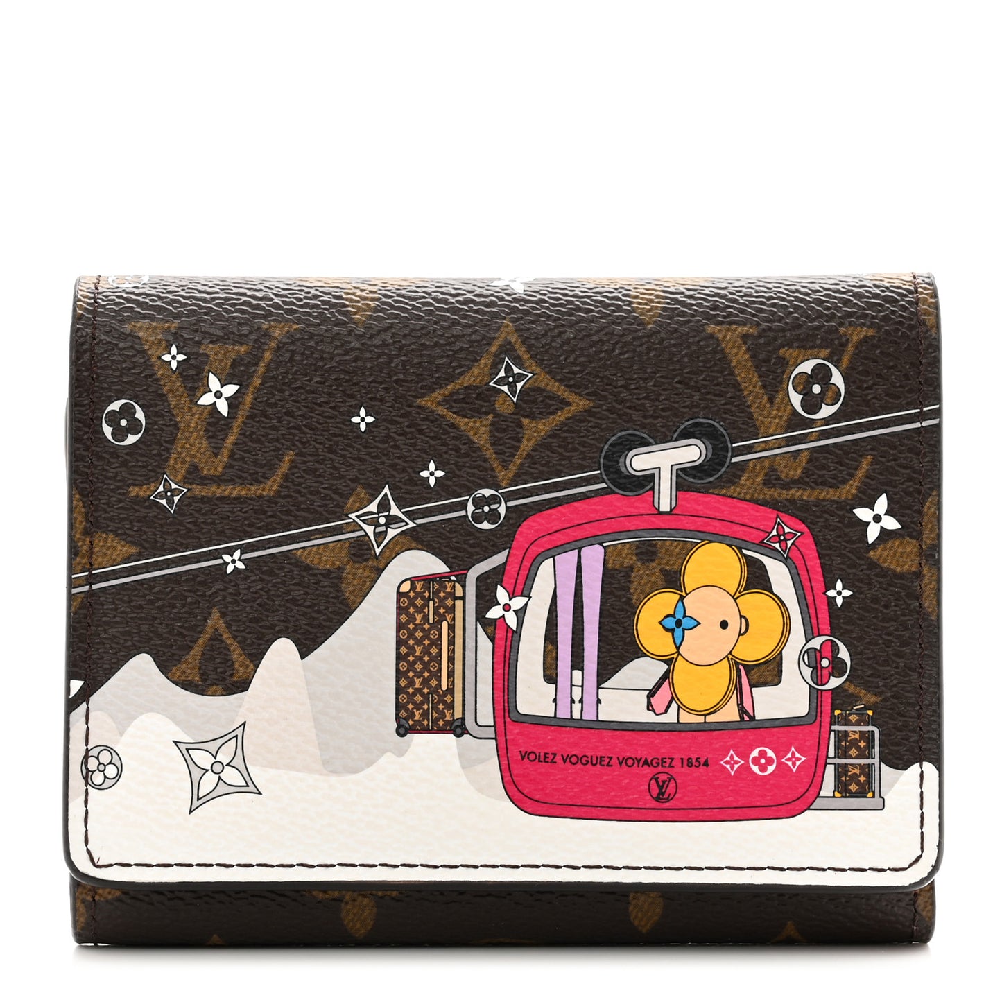 Monogram 2019 Christmas Animation Victorine Wallet Fuchsia