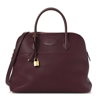 Hermes Taurillon Clemence Bolide 31 Bordeaux 1 of 12