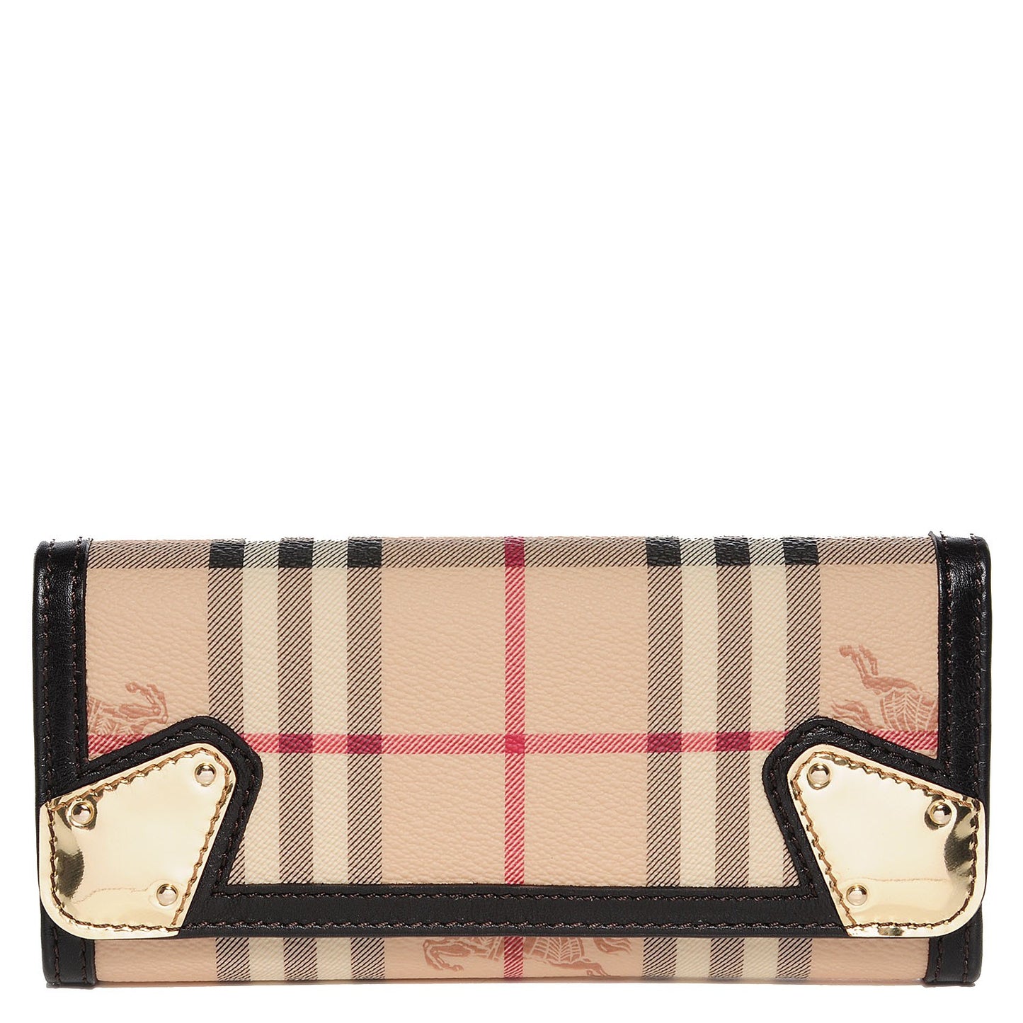 Haymarket Check Prima Continental Wallet Chocolate