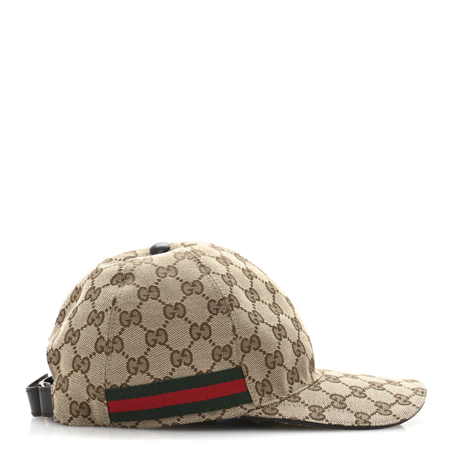 Gucci Monogram Web Baseball Hat M Beige Cocoa 5 of 9