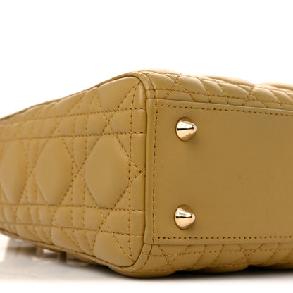 Christian Dior Lambskin Cannage Small My ABCDior Lady Dior Light Brown 9 of 12