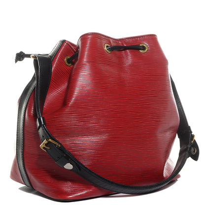 Louis Vuitton Epi Petit Noe Red Black 3 of 8
