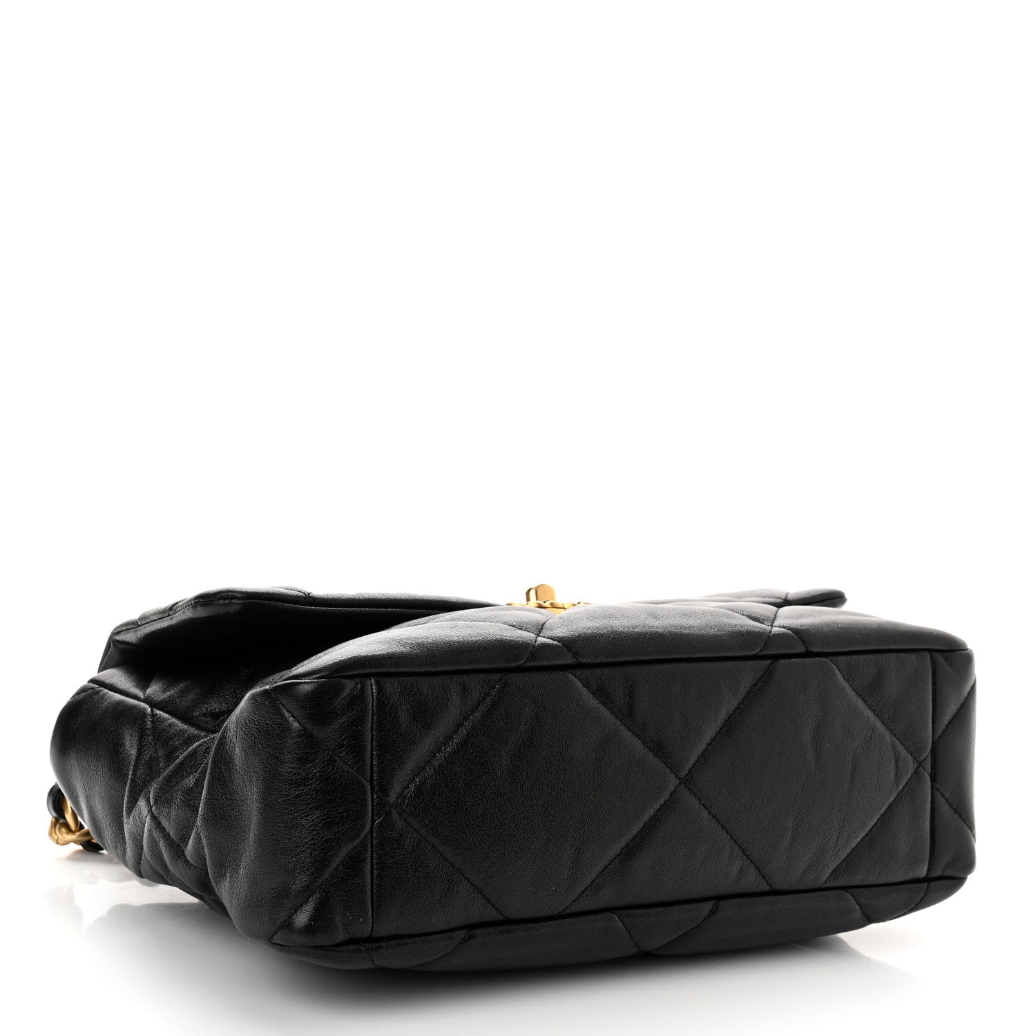 Chanel Lambskin Quilted Large Chanel 19 Flap Black 4 of 10