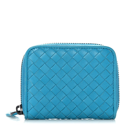 Bottega Veneta Nappa Intrecciato Zip Around Wallet Canard 1 of 9