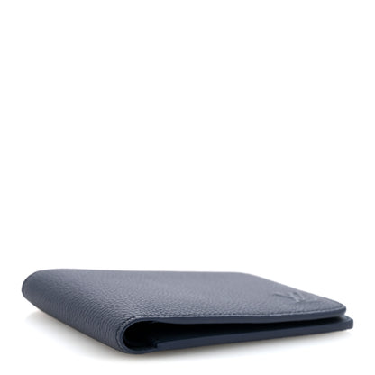 Louis Vuitton Grained Calfskin Multiple Wallet Navy 4 of 6