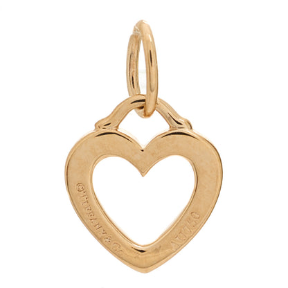 Tiffany 18K Rose Gold Diamond Sentimental Heart Pendant 3 of 3