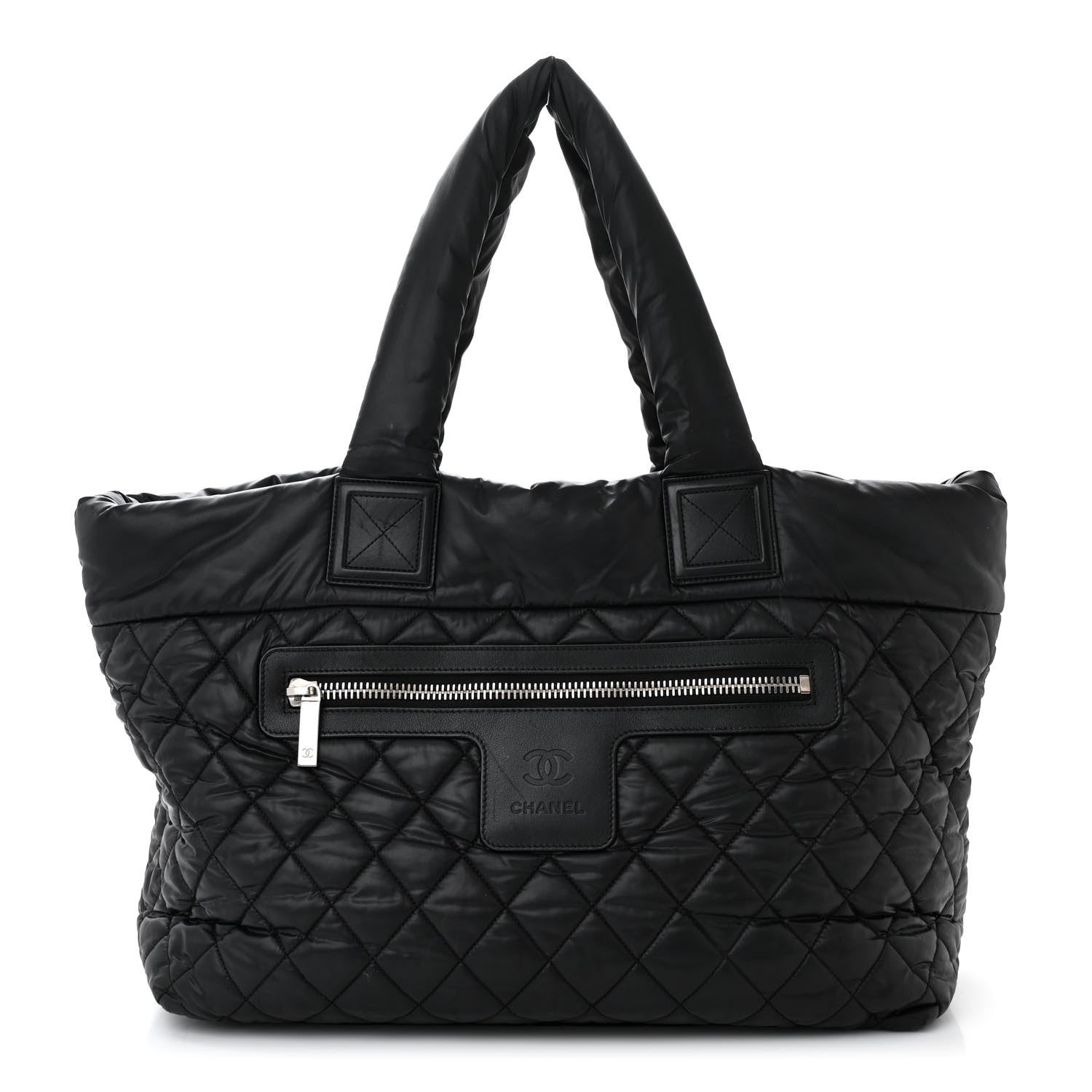 Chanel Nylon Quilted Large Coco Cocoon Tote Black 1 of 21
