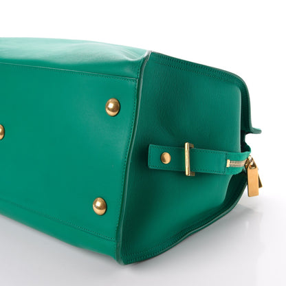 Saint Laurent Calfskin Medium Classic Y Cabas Green 13 of 14