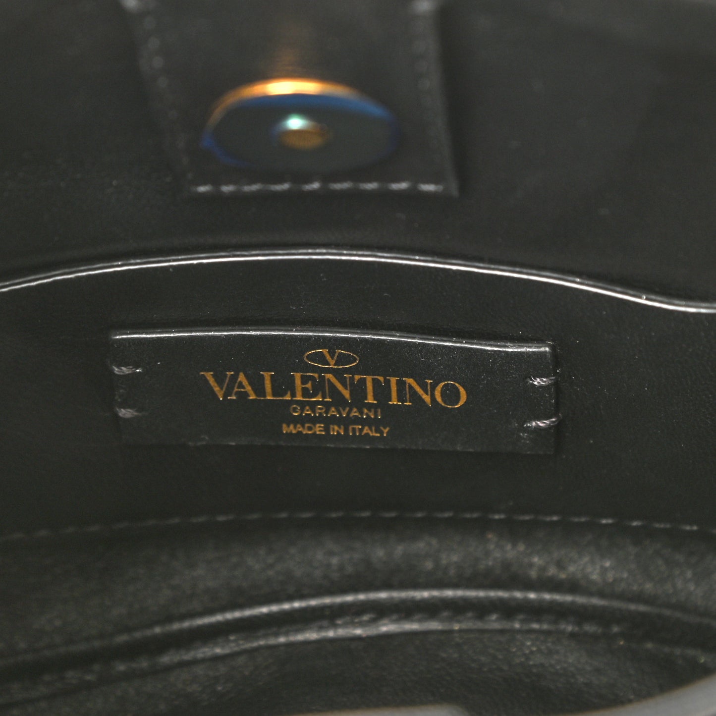 Nappa Small Roman Stud The Handle Bag Black