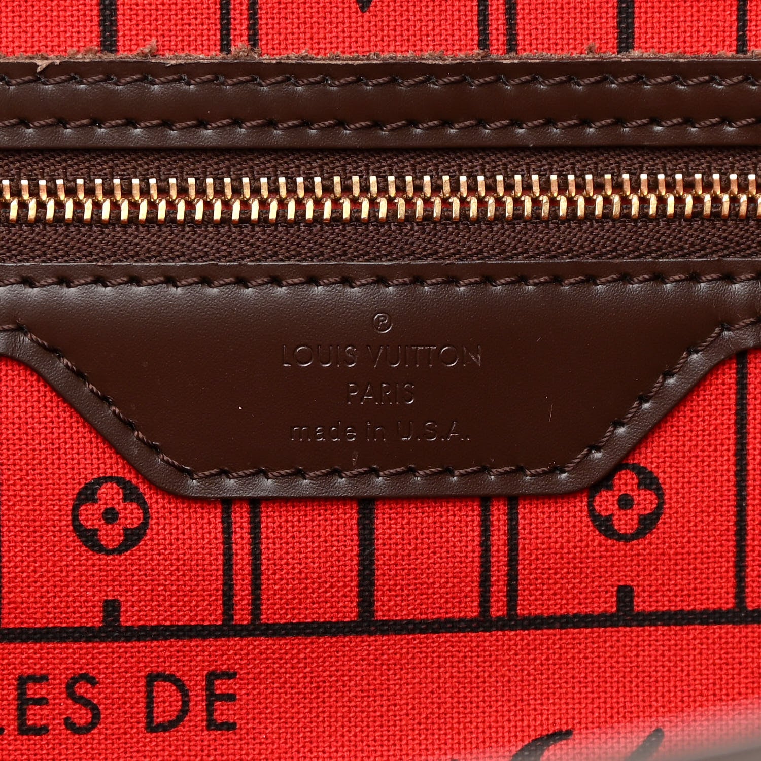 Louis Vuitton Damier Ebene Neverfull MM 6 of 18