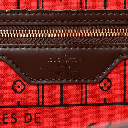 Louis Vuitton Damier Ebene Neverfull MM 6 of 18