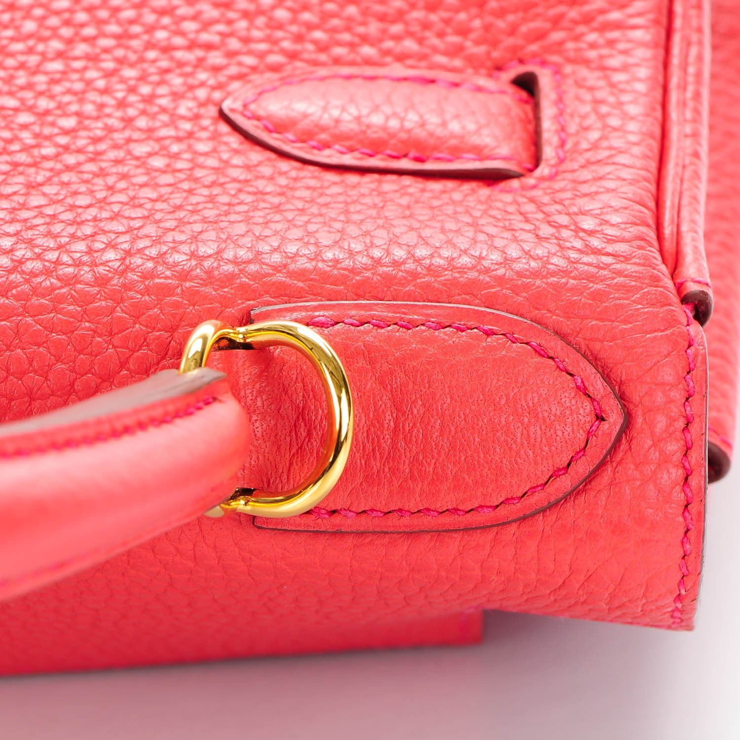 Hermes Taurillon Clemence Kelly Retourne 28 Bougainvillea 12 of 26