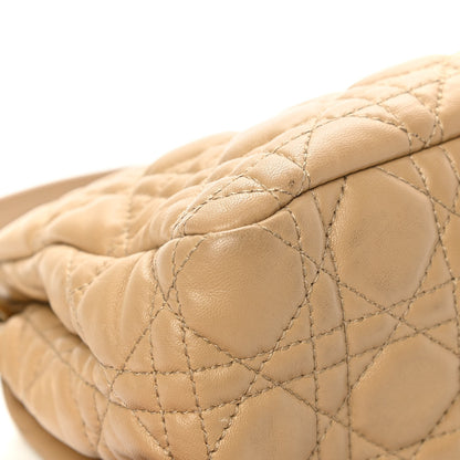 Christian Dior Lambskin Cannage New Lock Flap Beige 11 of 18
