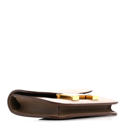 Hermes Evercolor Constance Slim Wallet Etoupe 5 of 10