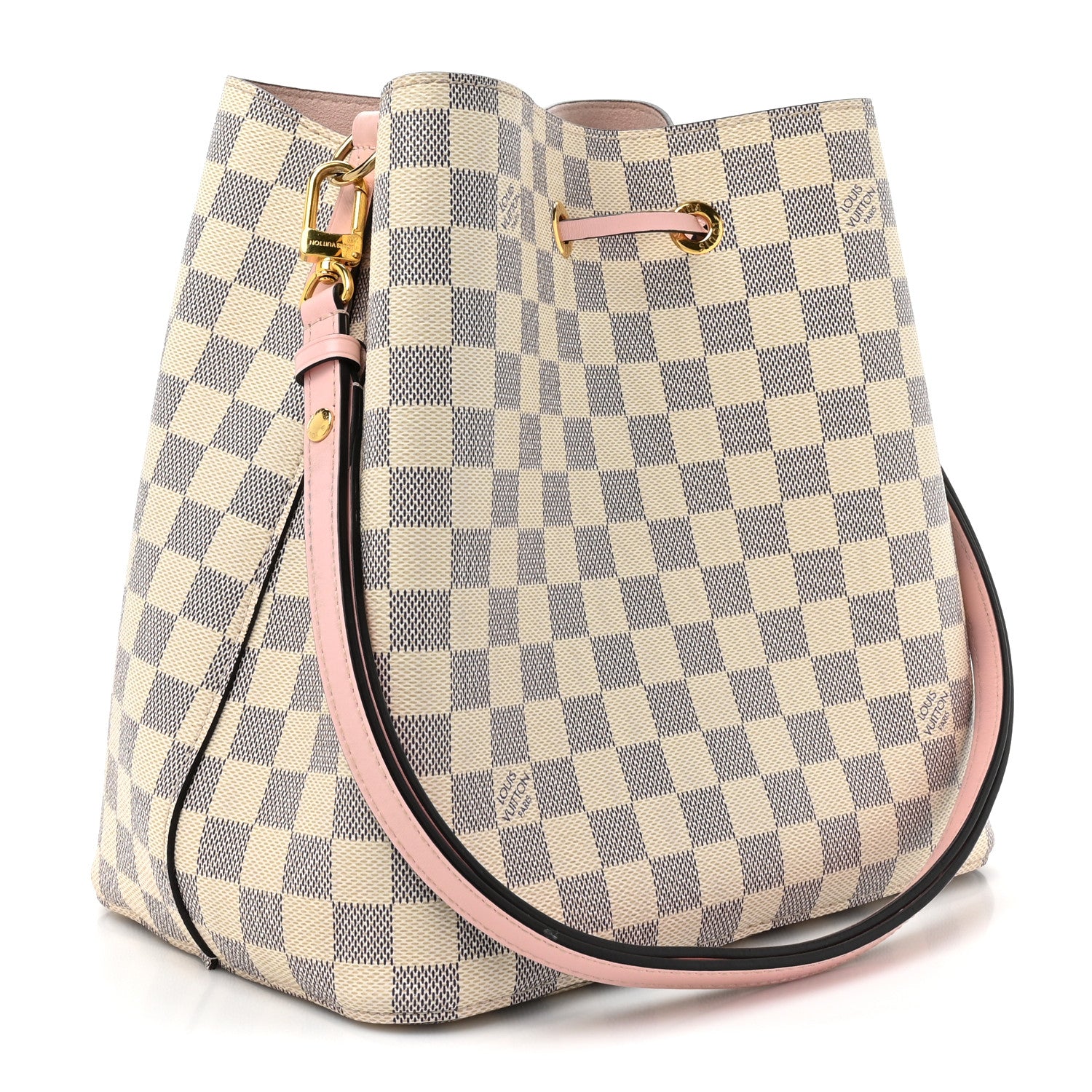Louis Vuitton LOUIS VUITTON Damier Azur Neonoe MM Eau De Rose 3 of 17