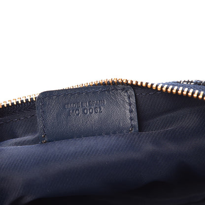 Christian Dior Monogram Mini Saddle Pochette Navy 7 of 7