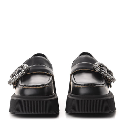 Gucci Cordovan Lux Dionysus Hunder Loafers 38 Black 2 of 9