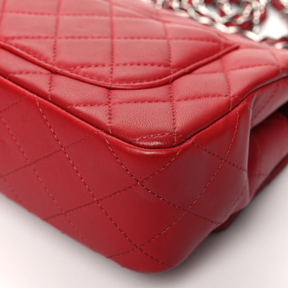 Chanel Lambskin Quilted Mini Rectangular Flap Red 12 of 13
