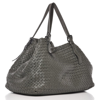 Bottega Veneta Nappa Intrecciato Large Seamless Tote New Light Grey 3 of 11