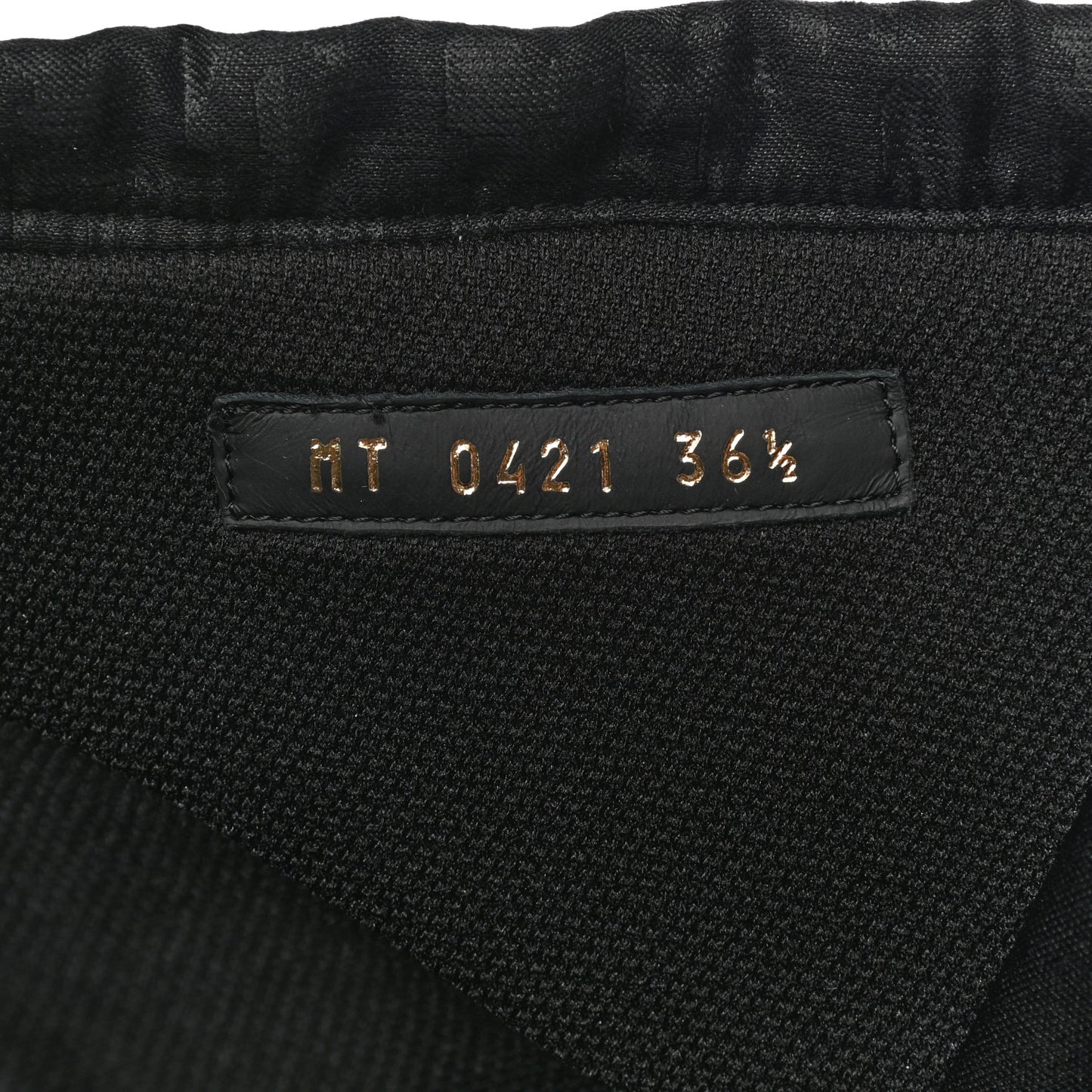 Oblique Shiny Technical Fabric Dior Iron Boots 36.5 Black