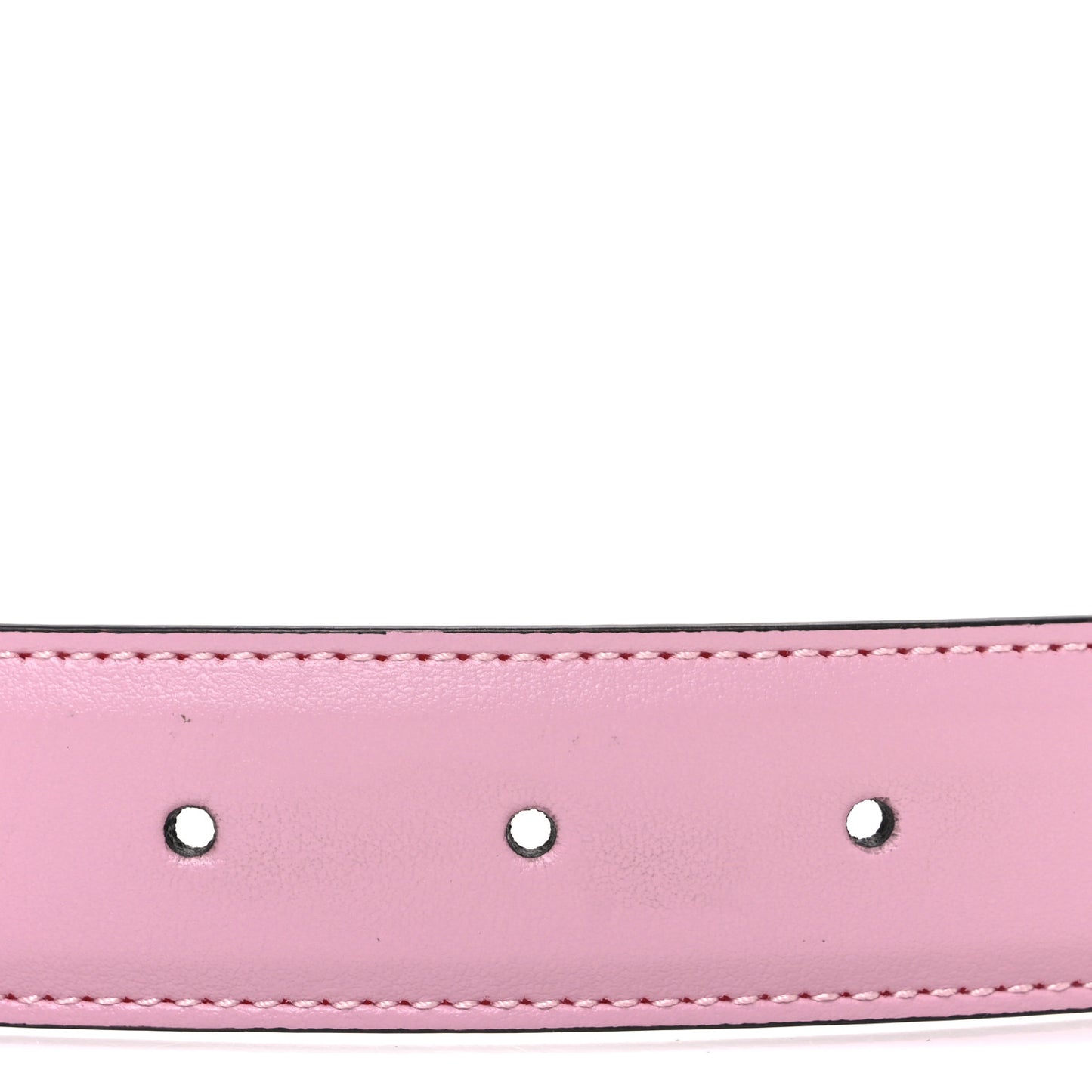 Plutone Calfskin Enamel Crystal Square G Snake 30mm Belt 80 32 Sugar Pink
