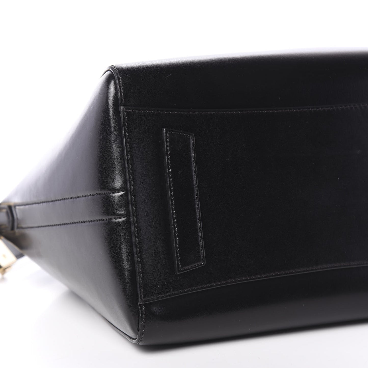 Shiny Lord Calfskin Medium Antigona Black