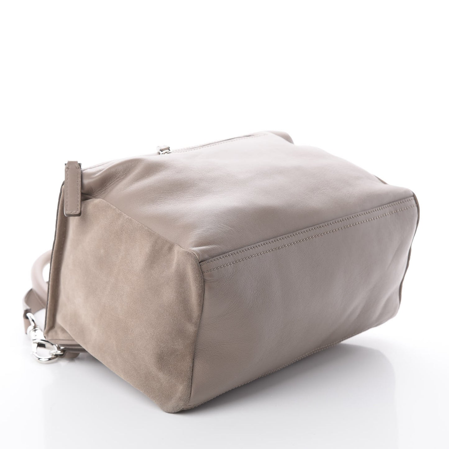 Calfskin Crocodile Embossed Medium Pandora Taupe