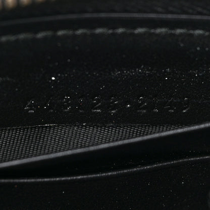 Gucci Calfskin Matelasse GG Marmont Zip Around Wallet Black 10 of 24