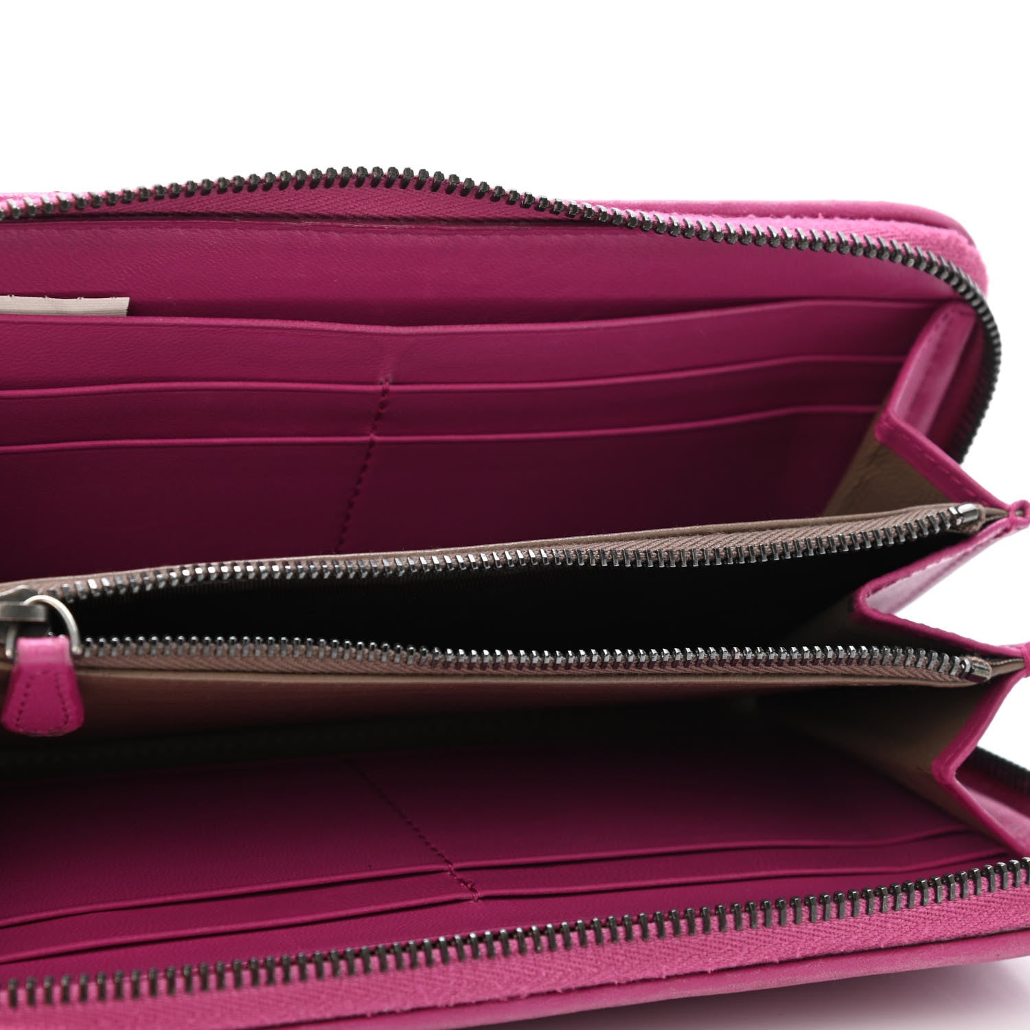 Bottega Veneta Nappa Intrecciato Zip Around Wallet Ametista 4 of 4