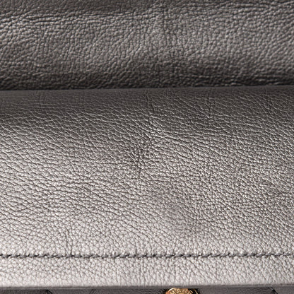 Chanel Metallic Calfskin Quilted 2.55 Reissue 226 Flap Charcoal 13 of 14