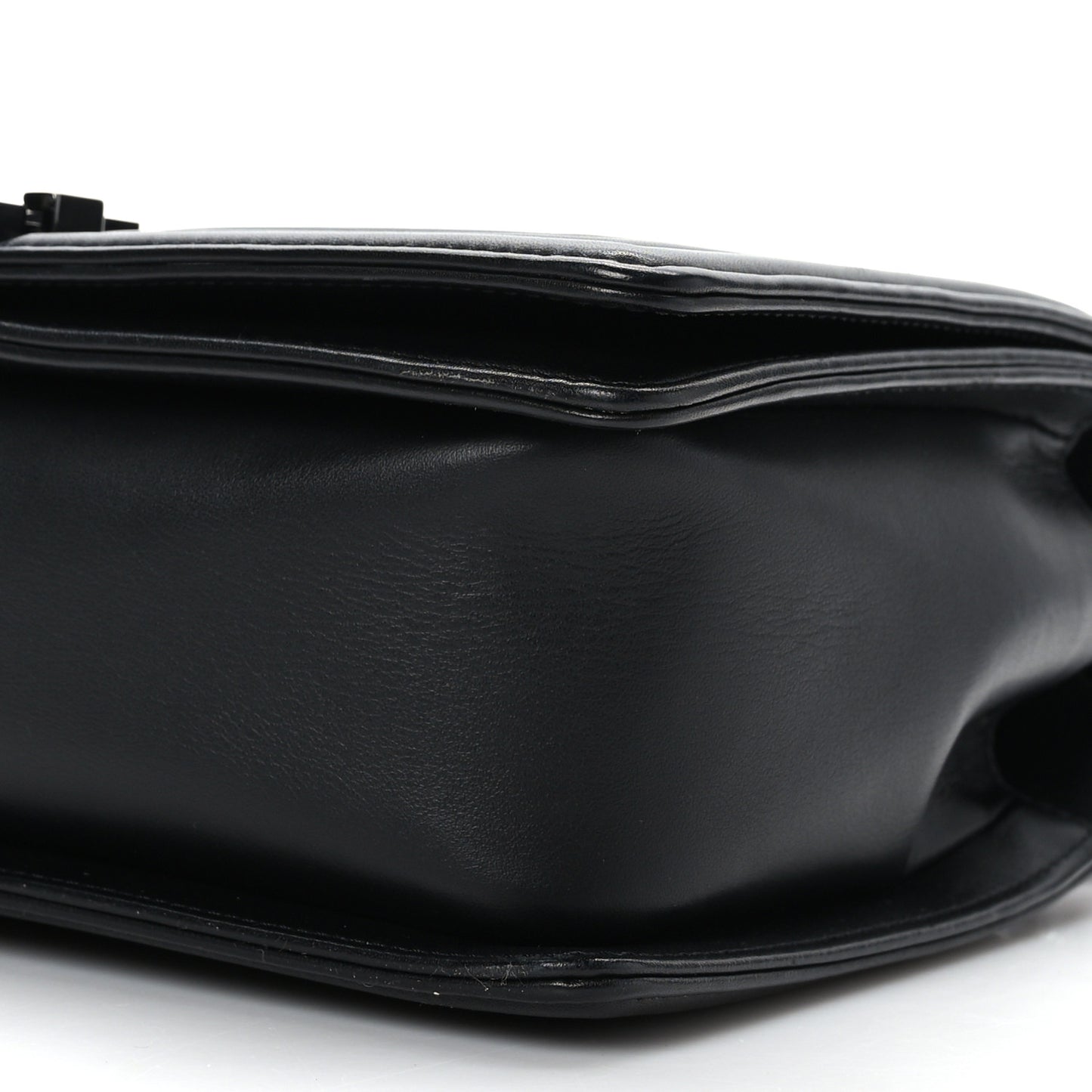 Calfskin Quilted Medium Boy Flap So Black