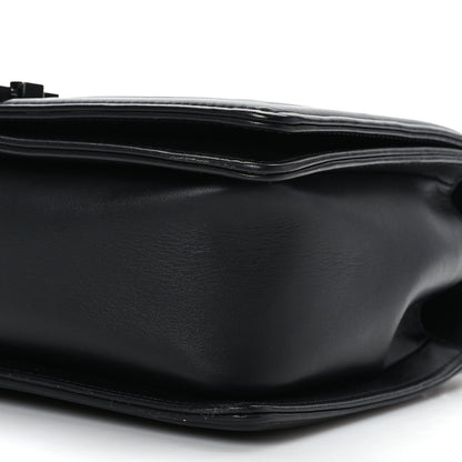 Chanel Calfskin Quilted Medium Boy Flap So Black 9 of 9