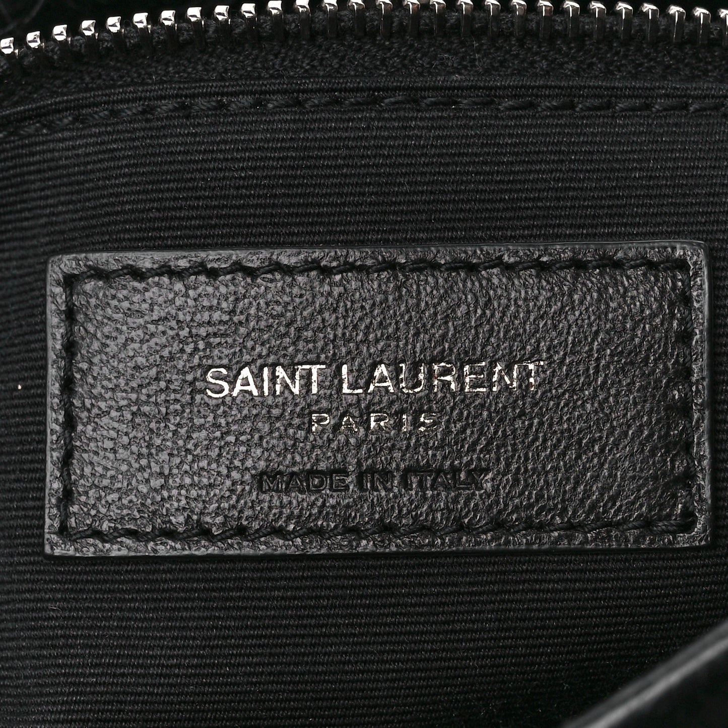 Crinkled Calfskin Matelasse Monogram Medium Niki Chain Satchel Black