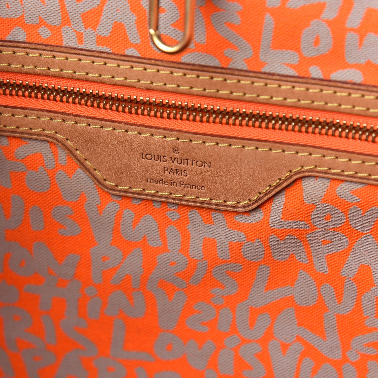 Louis Vuitton Monogram Graffiti Neverfull GM Orange 8 of 12