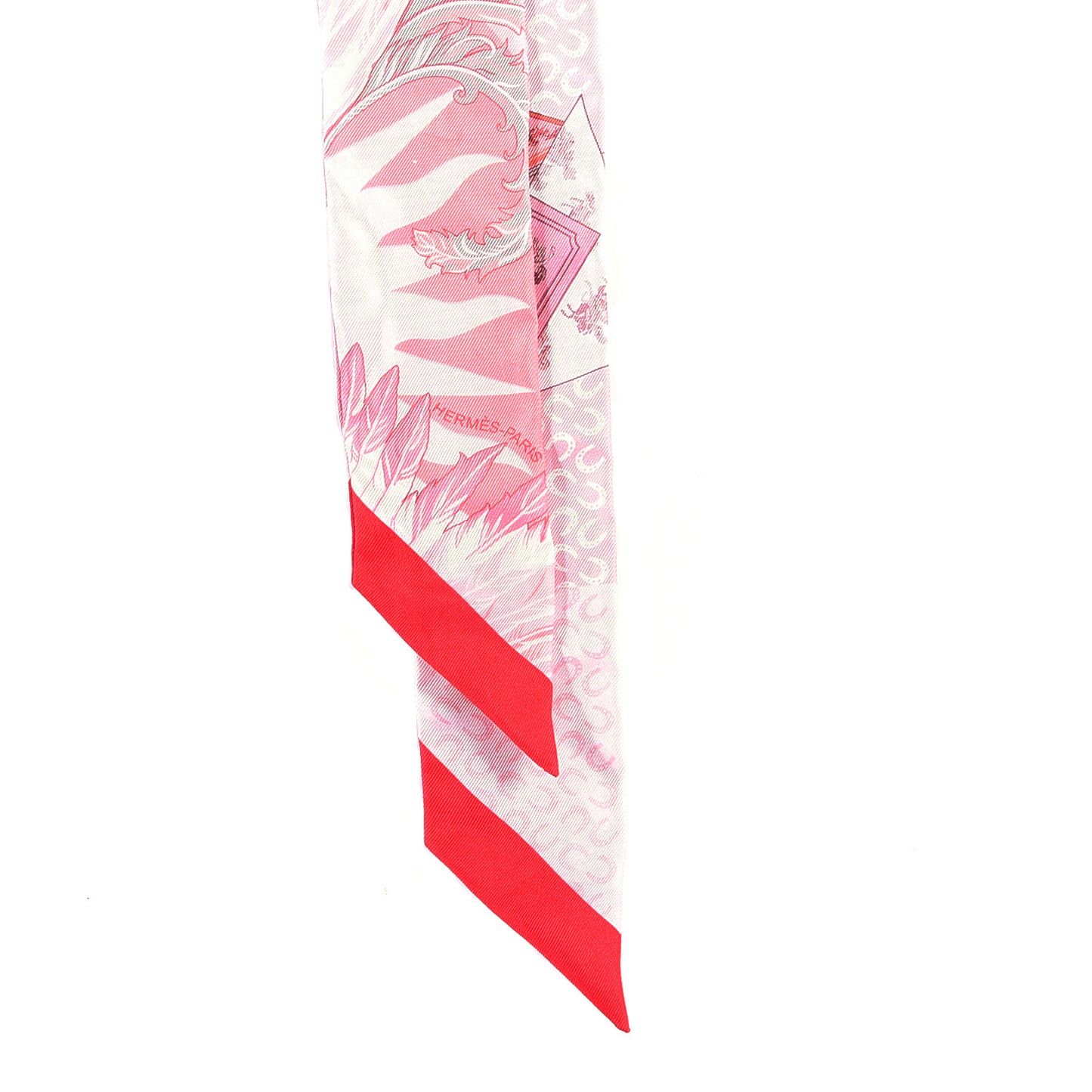 Silk Cheval Phoenix Twilly Grenadine Rose Gris