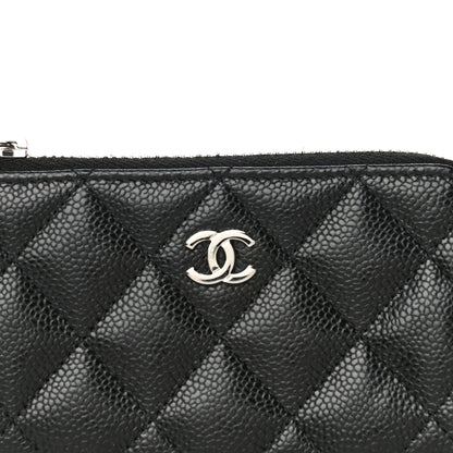 Chanel Caviar Quilted Zipped Key Holder Case Black 8 of 11