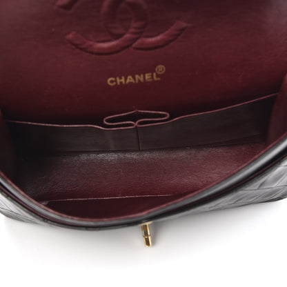 Chanel Lambskin Quilted Medium Double Flap Black 4 of 11
